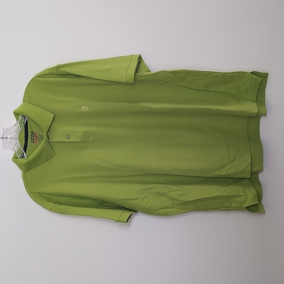 Izod Lime Green Polo Shirt - Picture 1 of 3